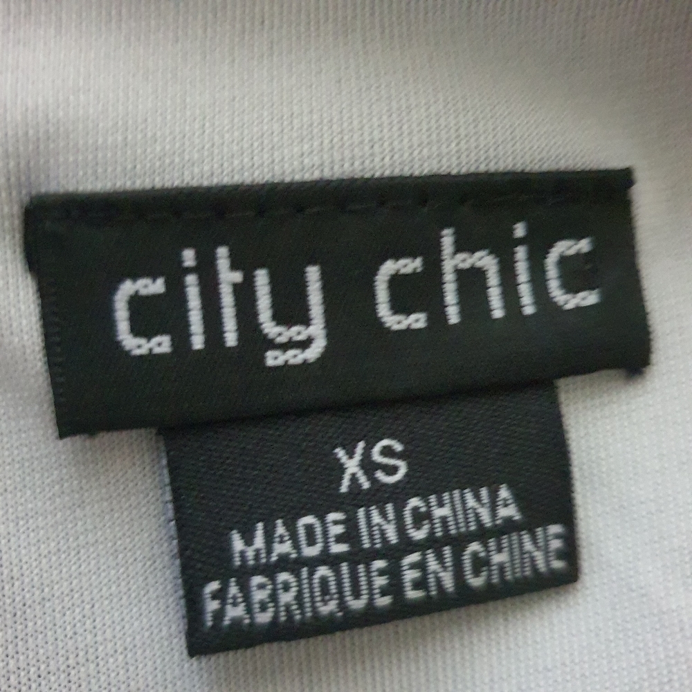 City Chic Laser Cut Black & White Sleeveless Fit and Flare Dress Size 16 - Picture 6 of 12